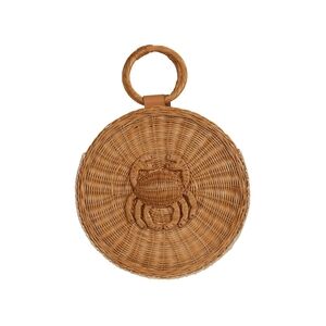 Aranaz Wicker Crab Handbag